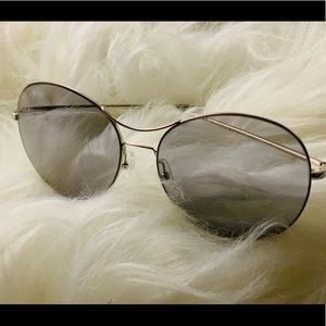 Cute Stylish Woman Sunglasses Aviation Style